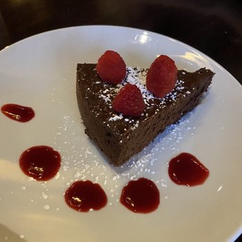 The Merc - Flourless choc cake - American Near Me - Saratoga Springs, New York The Merc - Flourless choc cake - American Near Me - Saratoga Springs, New York