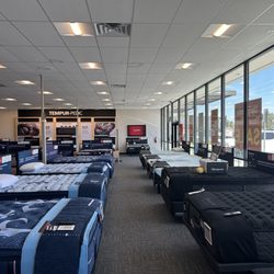 Mattress Firm Western Plaza - They carry many well known major brands like Stearns & Foster and Beautyrest pictured here