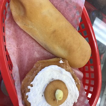 Shipley Donuts - Banana pudding and a big earl kolache - Donuts Near Me - Austin, Texas