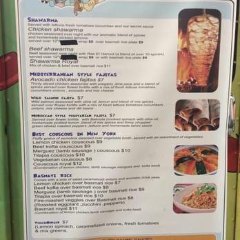 Comme Ci Comme Ça - menu - Moroccan Near Me