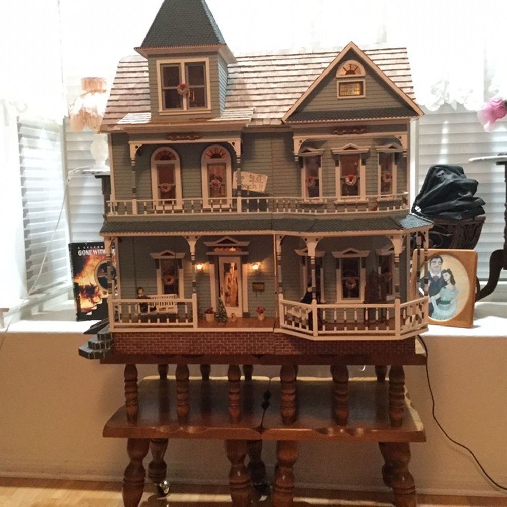 My Doll's House - Dollhouse on newly fashioned rolling stand with turntable - Hobby Shops Near Me - Torrance, California