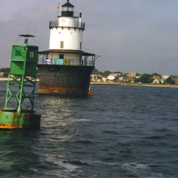 Bulter Flats Lighthouse - Once inside the buoy I can see the muck. - Landmarks & Historical Buildings Near Me - New Bedford, Massachusetts