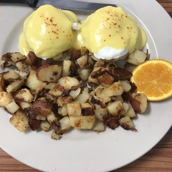 Benedict's - Eggs Benedict and home fries - American Near Me - Seminole, Florida