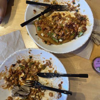 Tocabe An American Indian Eatery - Two half-demolished tacos. - American Near Me - Denver, Colorado Tocabe An American Indian Eatery - Two half-demolished tacos. - American Near Me - Denver, Colorado