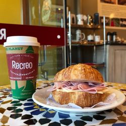 Recreo Coffee & Roasterie - Enjoy our ham and cheese sandwich!
