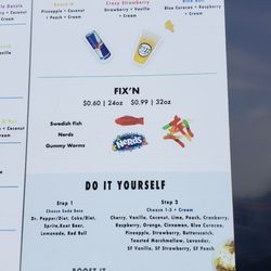 Fizz Sips NSweets - Menu part 2