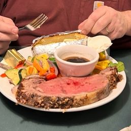 Prime rib dinner special Prime rib dinner special