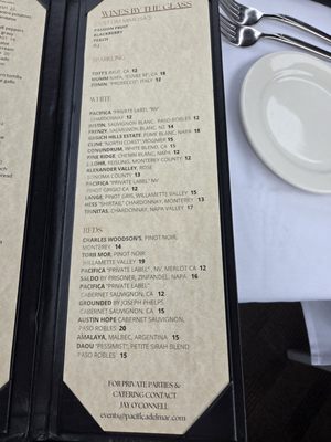 Menu photo 1 Pacifica Del Mar Del Mar, CA