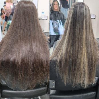 Hair by Nadia - Before and after soft looking balayage - Hair Stylists Near Me - Las Vegas, Nevada Hair by Nadia - Before and after soft looking balayage - Hair Stylists Near Me - Las Vegas, Nevada