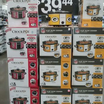 Walmart Supercenter - Sports Fan Crock pots! - Department Stores Near Me - Monroe, Wisconsin