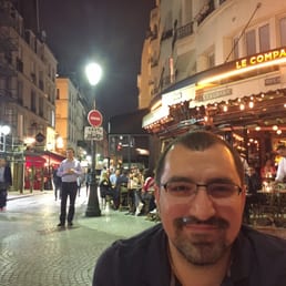 First night  - seated outside for ppl watching. Too close to the table next to us though