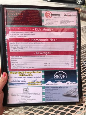 Menu photo 1 The Coffee Shop Sylva, NC