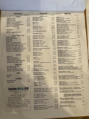 Menu photo 1 TacoVino Corvallis, OR Menu photo 1 TacoVino Corvallis, OR