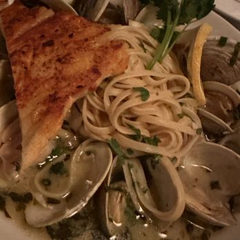 Lalla Grill Oceanside - Clam linguini! The broth was fantastic! - Seafood Near Me - Monterey, California Lalla Grill Oceanside - Clam linguini! The broth was fantastic! - Seafood Near Me - Monterey, California