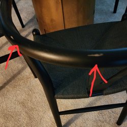 All Saints Movers - Chairs all scraped