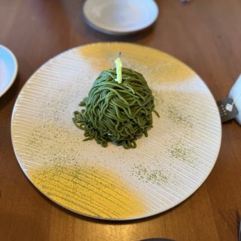 Oh Banzai - Dessert - matcha Monte blanc - Japanese Near Me - Gardena, California Oh Banzai - Dessert - matcha Monte blanc - Japanese Near Me - Gardena, California