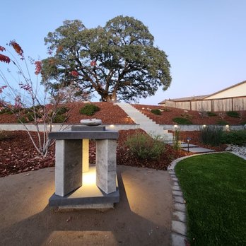 Reliable Landscaping And Design - Stone Lantern built with leftover slabs - Landscaping Near Me - Orangevale, California Reliable Landscaping And Design - Stone Lantern built with leftover slabs - Landscaping Near Me - Orangevale, California