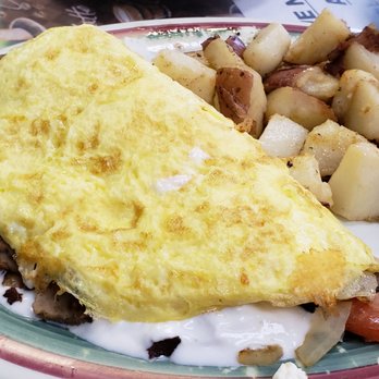 Friendly Toast Cafe 2 - Gyro Omelette Special - American Near Me - Melbourne, Florida