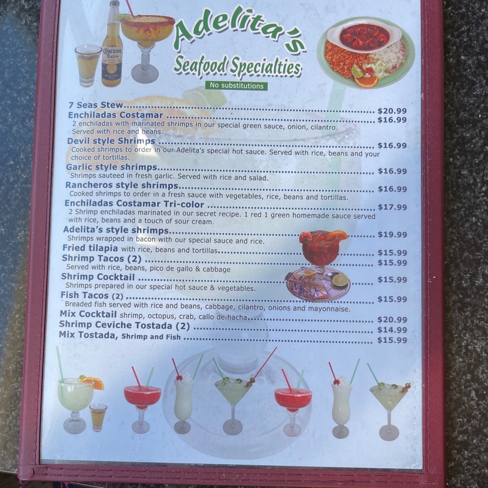 Adelita's Restaurant - Menu - Mexican Near Me - Helendale, California Adelita's Restaurant - Menu - Mexican Near Me - Helendale, California