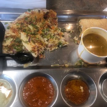 Cafe Tazza - Spring uttapam and veggie puff(( you let them know to warm it else it's cold)) - Bakeries Near Me - Dublin, California