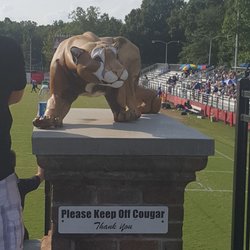 Charlotte Catholic High School - At the football field.