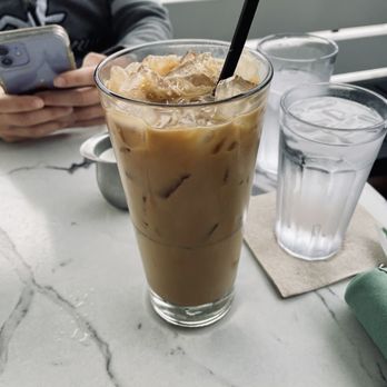 Martha's - iced coffee with oatmilk - American Near Me - Hermosa Beach, California Martha's - iced coffee with oatmilk - American Near Me - Hermosa Beach, California
