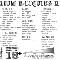 Vapeurs de l'Ouest - Les liquides