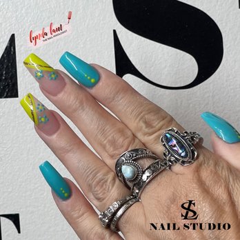 LS Nail Studio - Lime green - Nail Salons Near Me - Santa Clarita, California