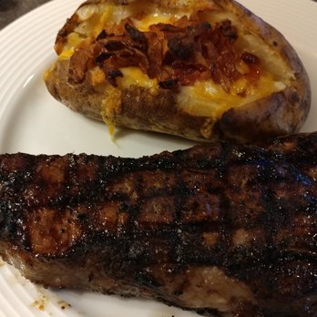 Grassfields Steak & Seafood - Steak and baked potato at Grassfields - American Near Me - Andover, Massachusetts Grassfields Steak & Seafood - Steak and baked potato at Grassfields - American Near Me - Andover, Massachusetts