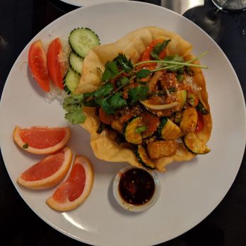 Thai Spice - Ginger tofu with rice - Thai Near Me - Corpus Christi, Texas Thai Spice - Ginger tofu with rice - Thai Near Me - Corpus Christi, Texas