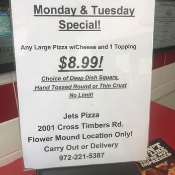 Jet's Pizza - Pizza Near Me - Flower Mound, Texas