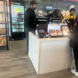 QDOBA Mexican Eats - An hour of workers trying to sign into their own system.