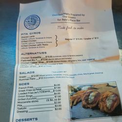 The Greeks Food Truck - Menu