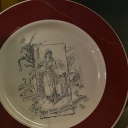 Central Square Station Museum - plate NY Ontario & Western Rwy