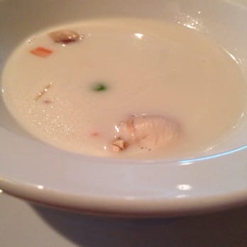 Thai Orchid - Coconut soup. The chef will not part with the recipe. TB described it as a "flavor explosion in your mouth."  Amen. - Thai Near Me - Indianapolis, Indiana