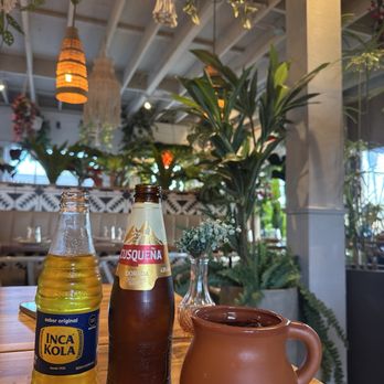 Flama Llama - Left to right Inca Cola, Beer, Chicha Morada - Latin American Near Me - San Diego, California Flama Llama - Left to right Inca Cola, Beer, Chicha Morada - Latin American Near Me - San Diego, California