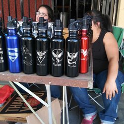 Laser Light Engravers - They attend the First Friday events in downtown Bakersfield