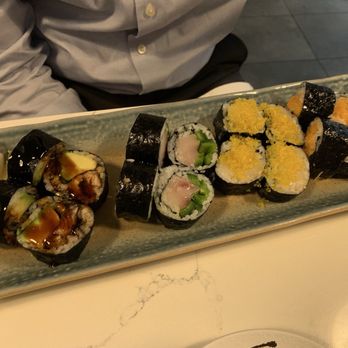 Mikado - 4 Roll Maki Set ($27) + $2 scallop add-on - Sushi Bars Near Me - New York, New York Mikado - 4 Roll Maki Set ($27) + $2 scallop add-on - Sushi Bars Near Me - New York, New York