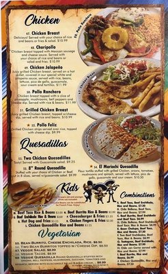 Menu photo 4 Fajitas Mexican Restaurent DeFuniak Springs, FL