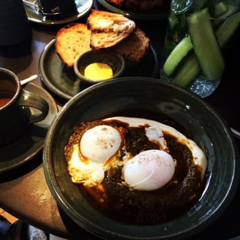 Bibi's Cafe - Turkish eggs with sourdough toast: YUMMM - Coffee & Tea Near Me - Dublin, D
