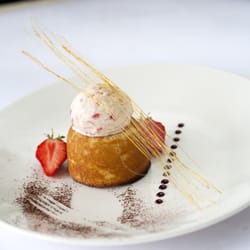 Knock Castle Hotel & Spa - White chocolate fondant