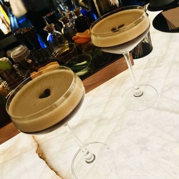 Shiso - Churro Carajillo, their twisted latin version of the trendy Espresso Martini! - Cocktail Bars Near Me - Miami, Florida