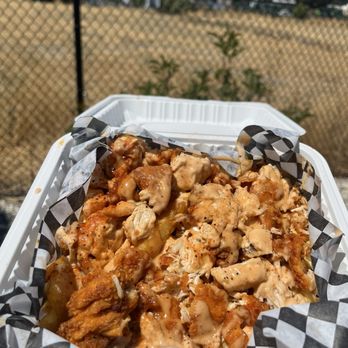 Crazy D’s Hot Chicken - Half and half Crazy Mac/Fries - American Near Me - Woodland, California