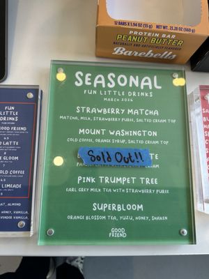 Menu photo 1 Good Friend Coffee Los Angeles, CA Menu photo 1 Good Friend Coffee Los Angeles, CA