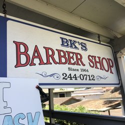 B K Barbers - The barbershop is in an older office park near Maui medical group