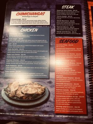 Menu photo 2 Taco Fiesta Horse Shoe, NC