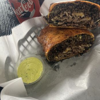 Are You Hungry? Grill - Steak burrito - yum! - Latin American Near Me - Miami, Florida