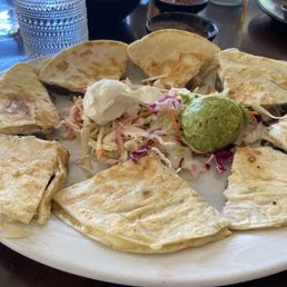 Mushroom quesadilla