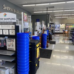 Sherwin-Williams Paint Store - Front counter and interior