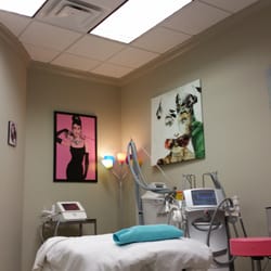 Laser treatment room. Hair removal, spider veins, skin tightening, cellulite reduction